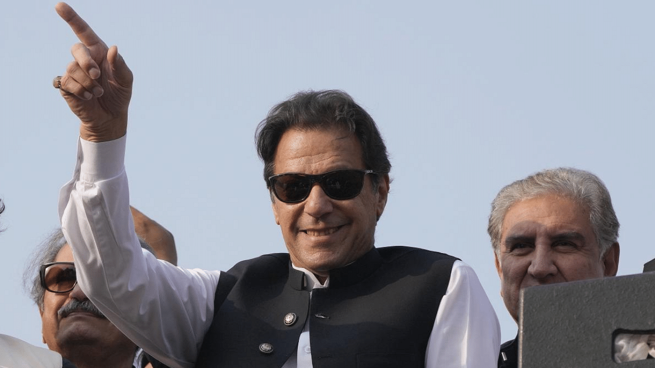 Former Pakistan PM Imran Khan. Credit: AP/PTI Photo
