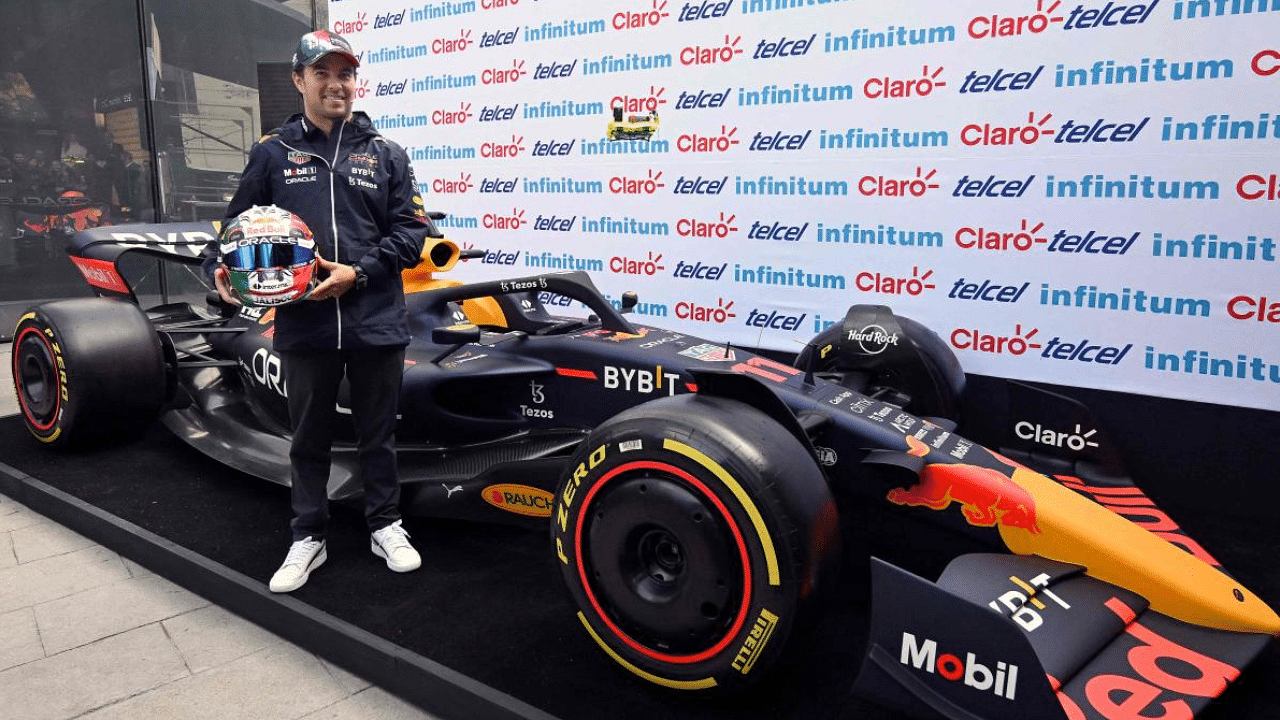 Red Bull's Sergio Perez ahead of the Mexican Grand Prix. Credit: AP Photo
