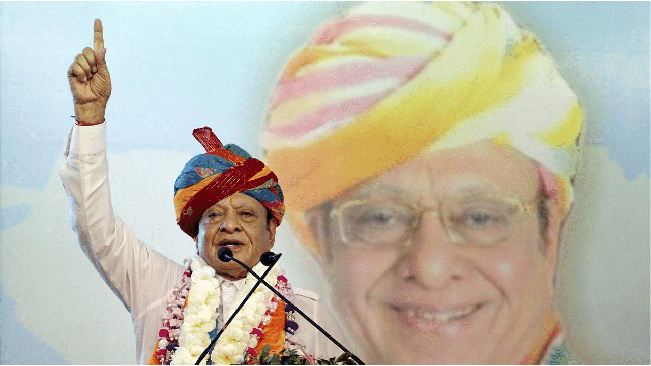 Former Gujarat chief minister and Congress veteran Shankersinh Vaghela. Credit: PTI Photo