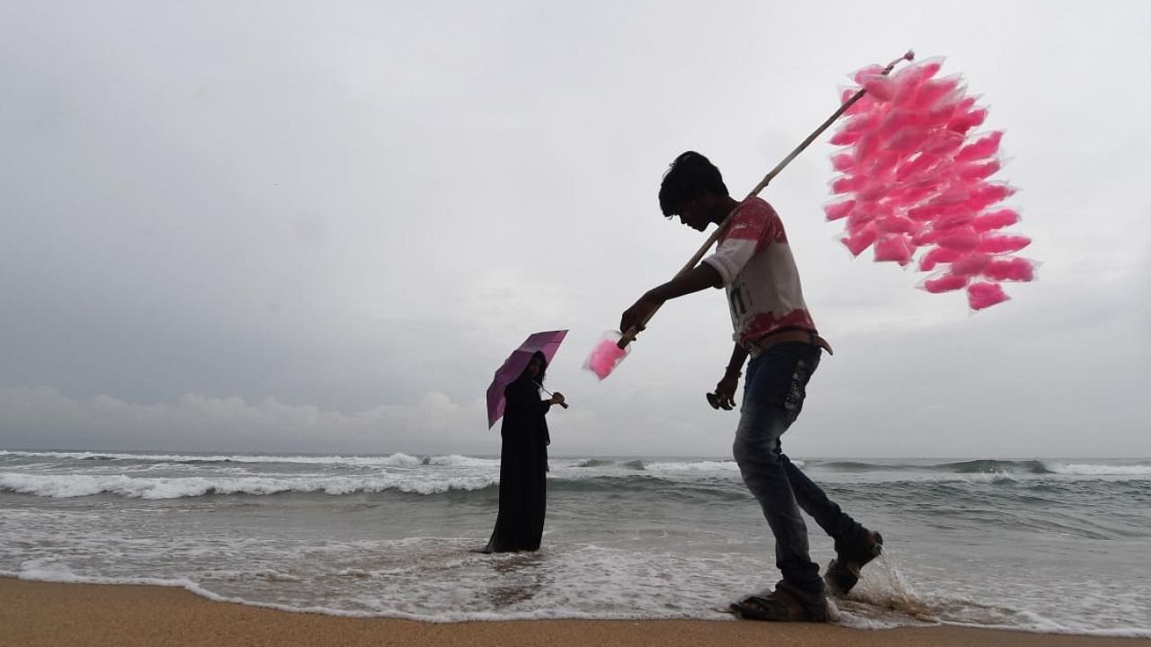 File photo of Chennai's Marina beach. Credit: PTI Photo