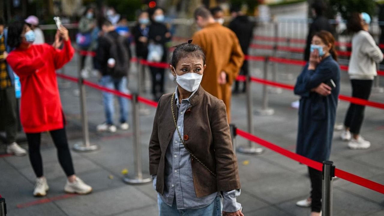 The threat of a major lockdown would rattle the city and harken back to the nightmarish two-month lockdown Shanghai experienced a few months ago. Credit: AFP Photo