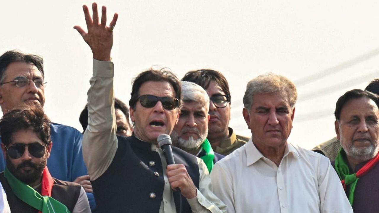 Former Pakistani PM Imran Khan. Credit: AFP Photo