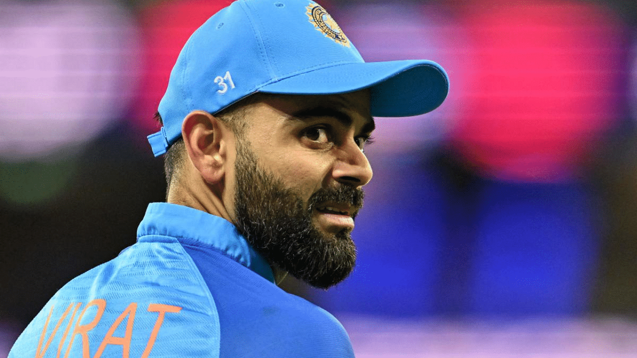 India's Virat Kohli reacts during the ICC men's Twenty20 World Cup 2022 match against the Netherlands. Credit: AFP Photo