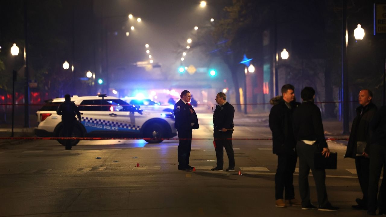 The drive-by shooting happened around 9:30 pm and was over in a matter of seconds. Credit: AFP Photo