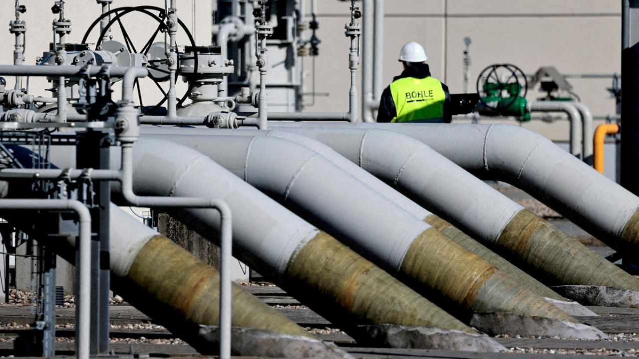 Pipes at the landfall facilities of the 'Nord Stream 1' gas pipeline. Credit: Reuters Photo