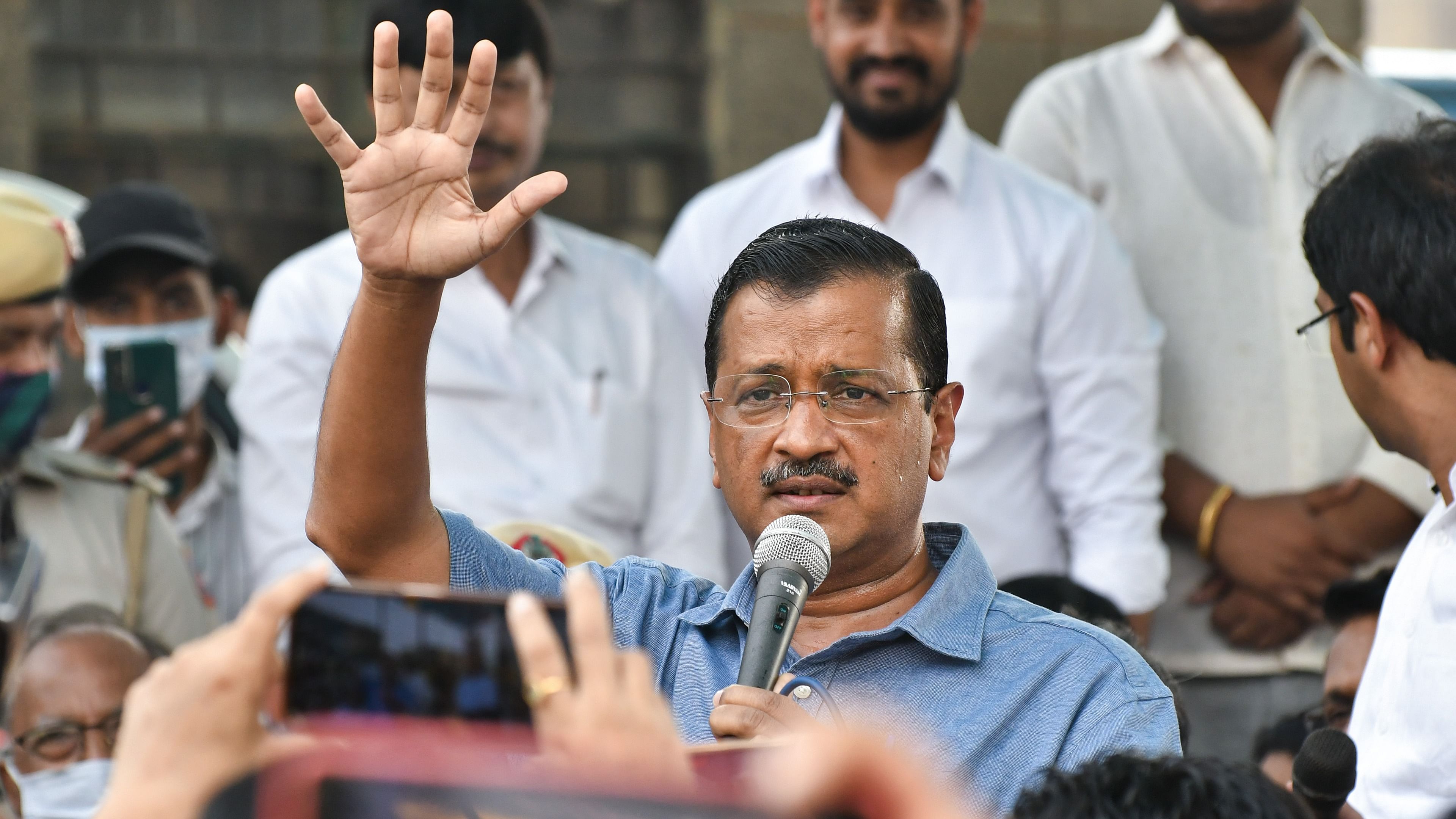 Punjab Chief Minister Bhagwant Mann had earlier campaigned in Adampur for AAP on Wednesday. Credit: PTI File Photo