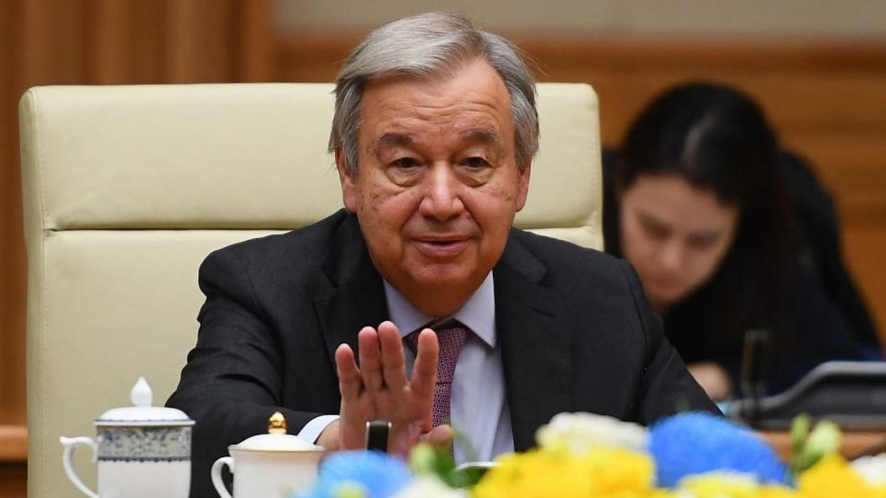 UN Secretary-General Antonio Guterres. Credit: AFP File photo