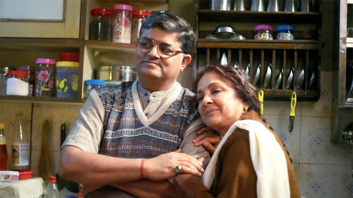 Gajraj Rao with Neena Gupta in 'Badhaai Ho'. The Hindi comedy drama is about how a pregnancy causes a major stir in a middle class family.