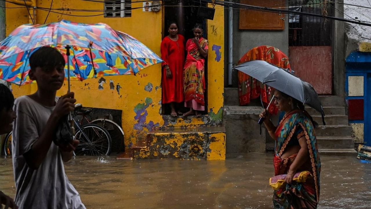 The northeast monsoon had commenced on October 29. Tamil Nadu received 10.04 mm rainfall during the last 24 hours. Credit: AFP Photo