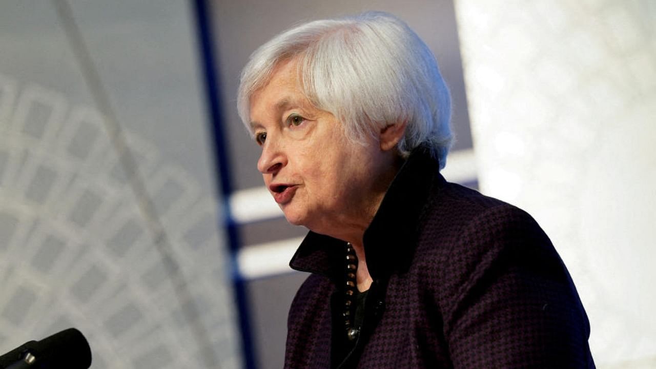 US Treasury Secretary Janet Yellen. Credit: Reuters File Photo 