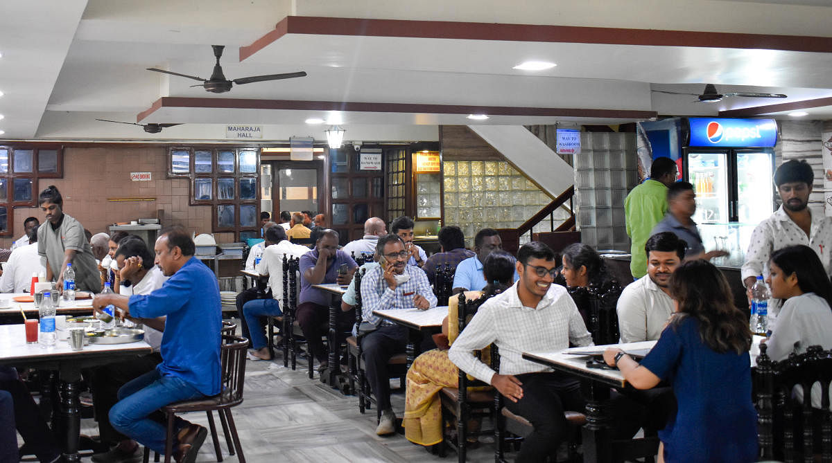 Samrat restaurant on Race Course Road was a favourite haunt for politicians and movie stars. DH Photo by Rishita Khanna