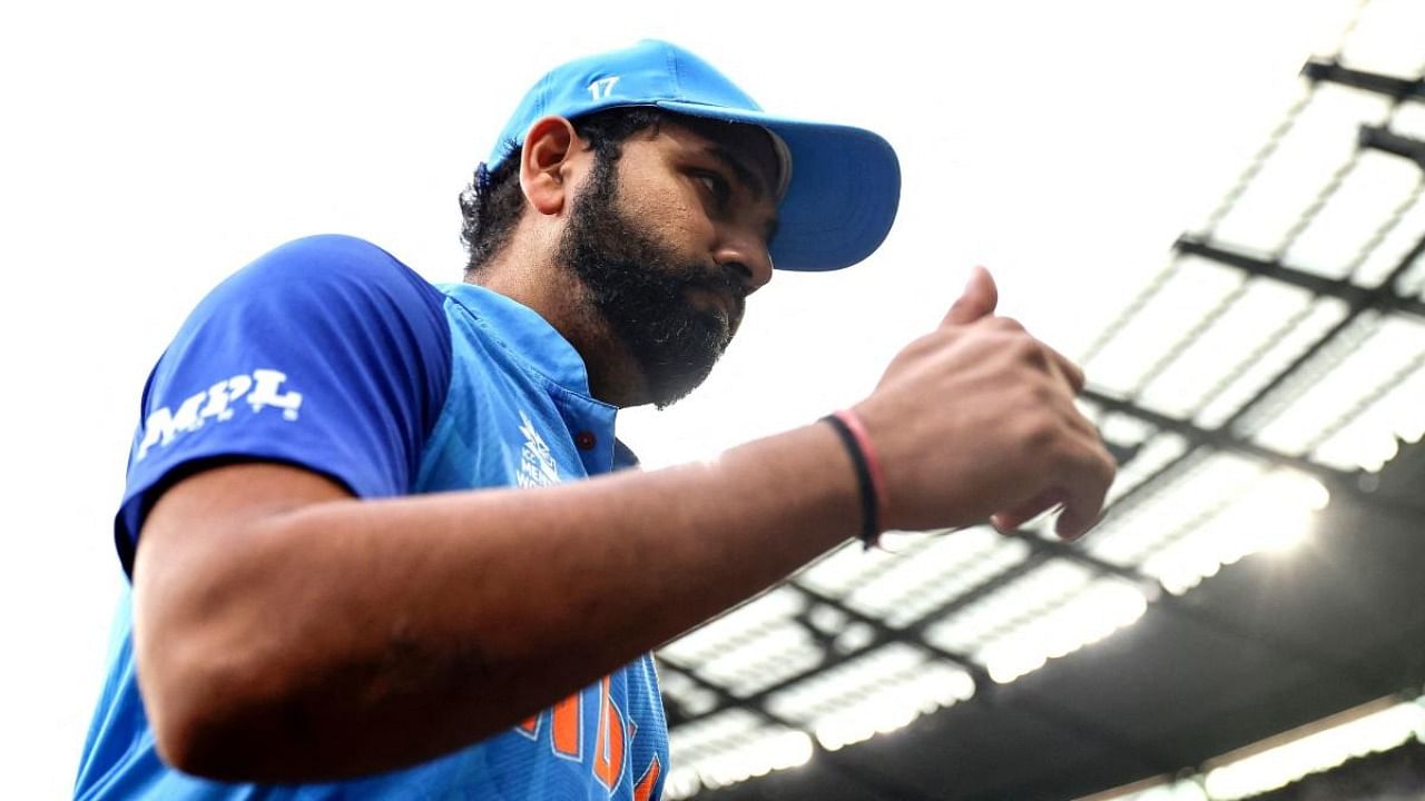 Rohit Sharma. Credit: AFP Photo