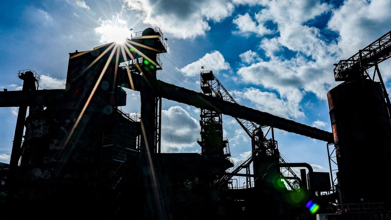 An ArcelorMittal steel-producing factory. Credit: AFP Photo