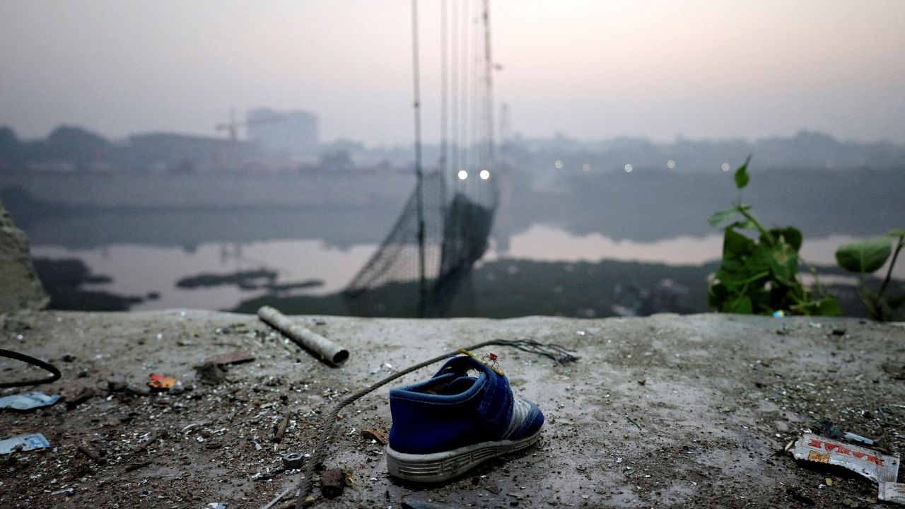 The Morbi bridge collapse on October 30 left 135 dead. Credit: Reuters File Photo