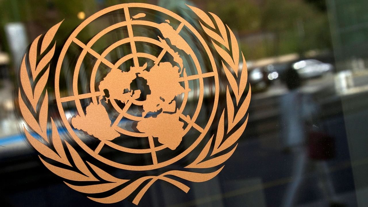 The UN logo. Credit: Reuters File Photo