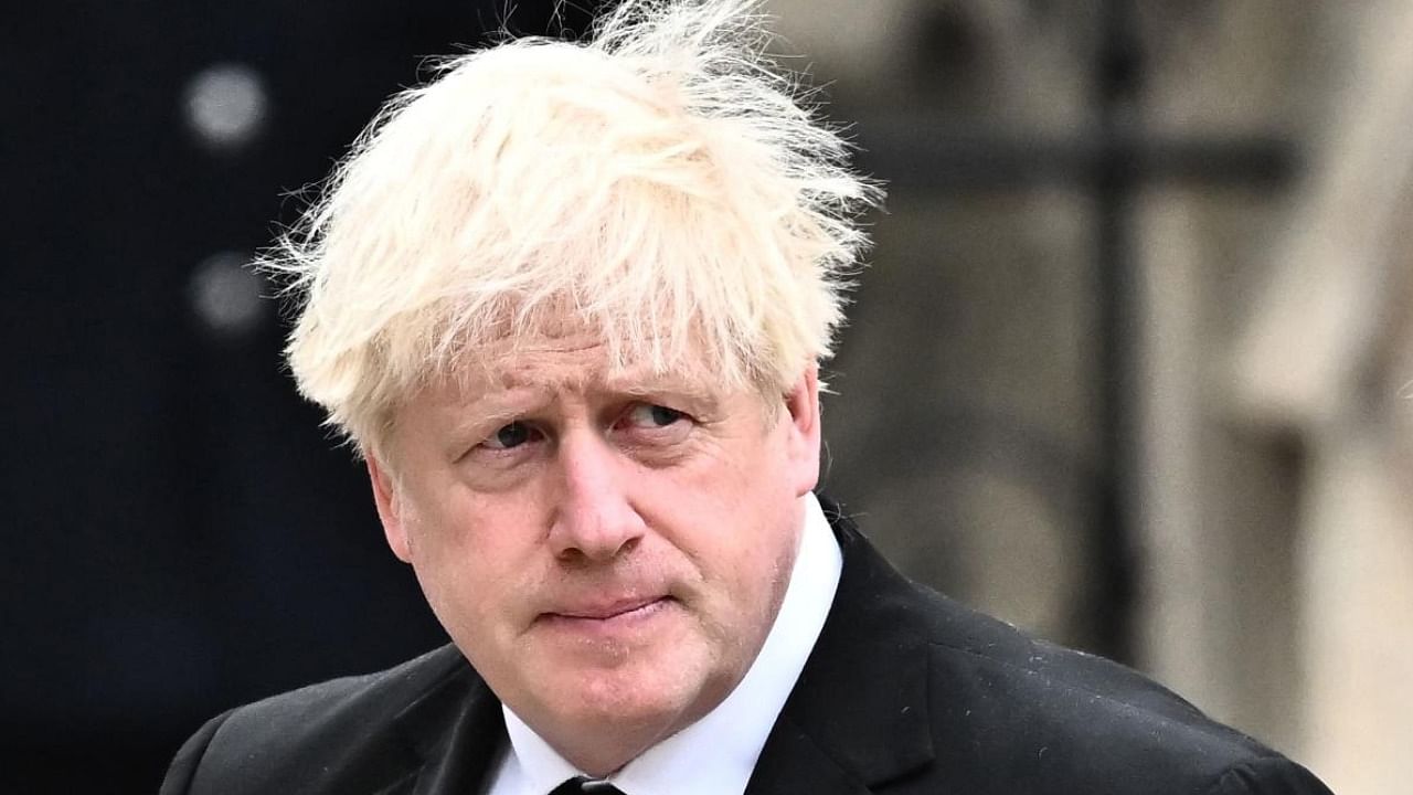 Former UK PM Boris Johnson. Credit: AFP File Photo