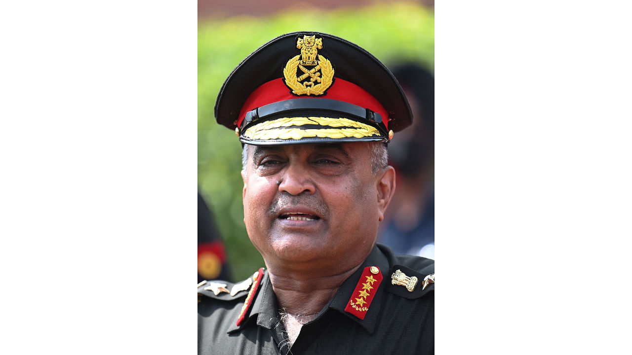 Army Chief Gen Manoj Pande. Credit: AFP Photo