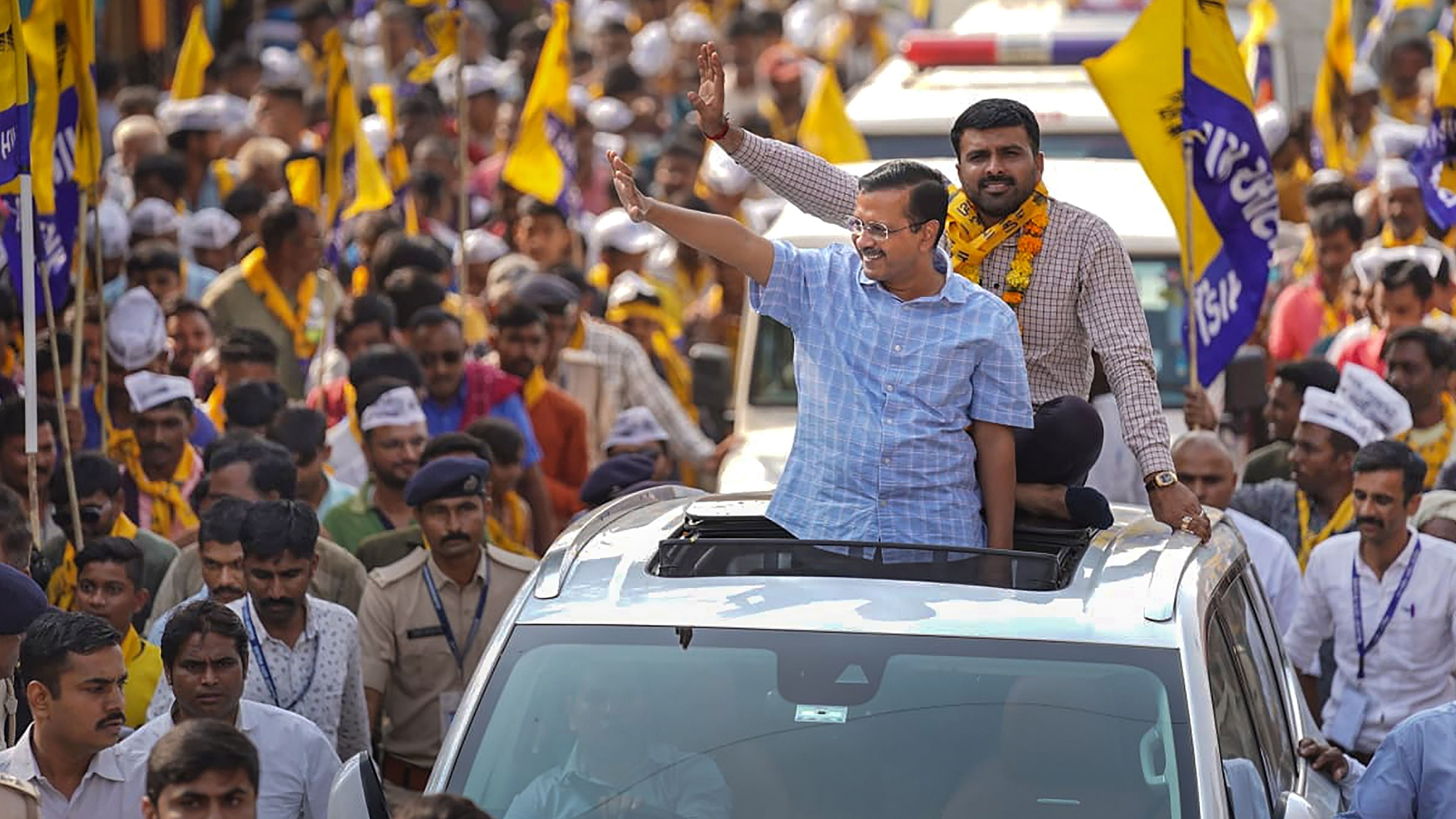 Arvind Kejriwal  has the Delhi model, on the basis of which he has managed to sway the people of Punjab and  similar promises can be heard ahead of Gujarat polls.  Credit: PTI Photo