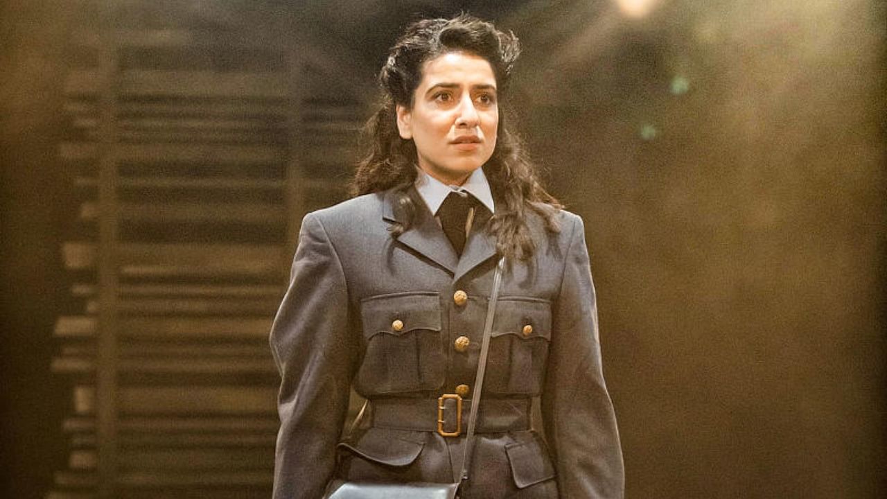 British Indian actor Annice Boparai as 'Noor Inayat Khan' in new Kali Theatre play 'Noor' at Southwark Playhouse in London. Credit: PTI Photo