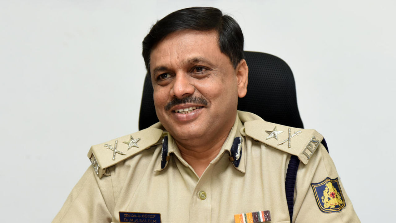 M Abdulla Saleem is the new chief of Bengaluru traffic police. Credit: Special Arrangement