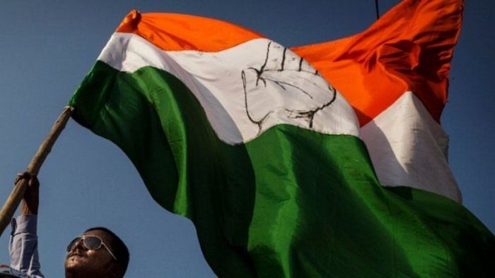 The Congress flag. Credit: Getty Images