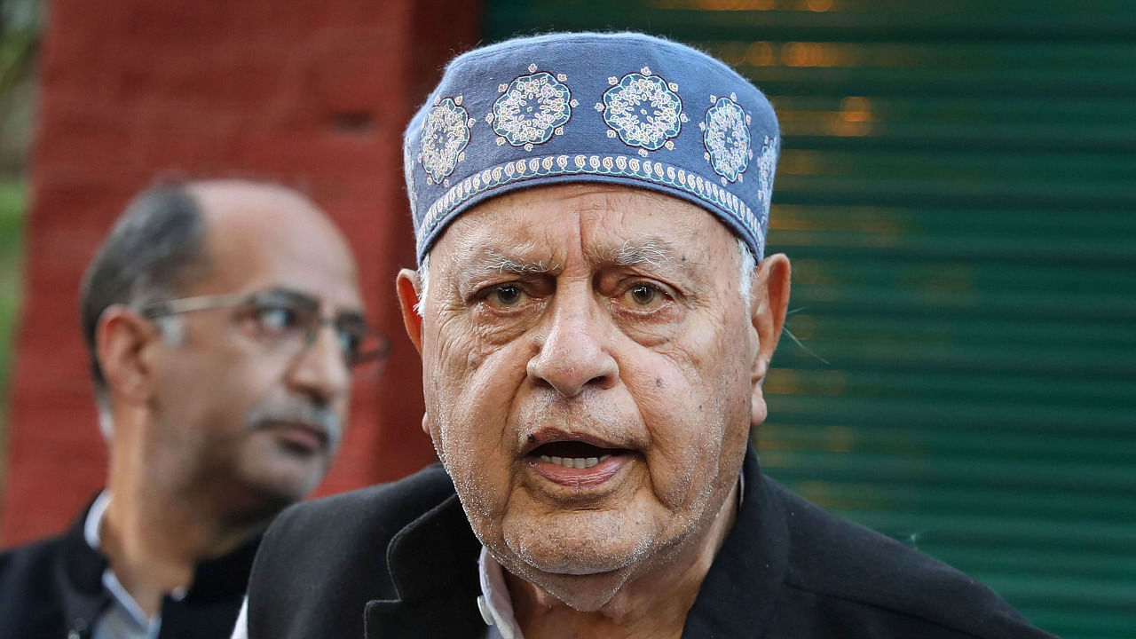 Farooq Abdullah became National Conference president for the first time in 1983. Credit: PTI Photo