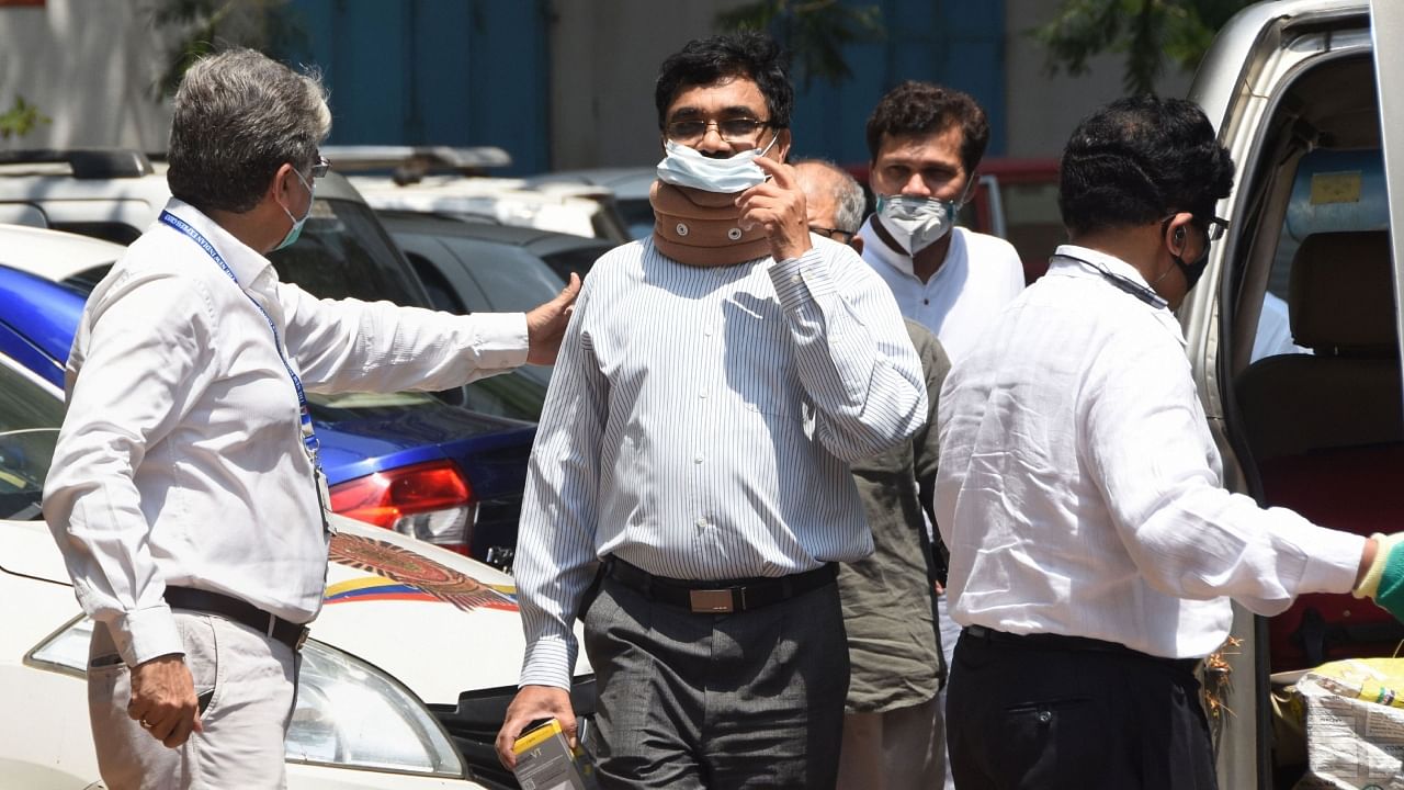 Activist and scholar Anand Teltumbde (C). Credit: PTI File Photo