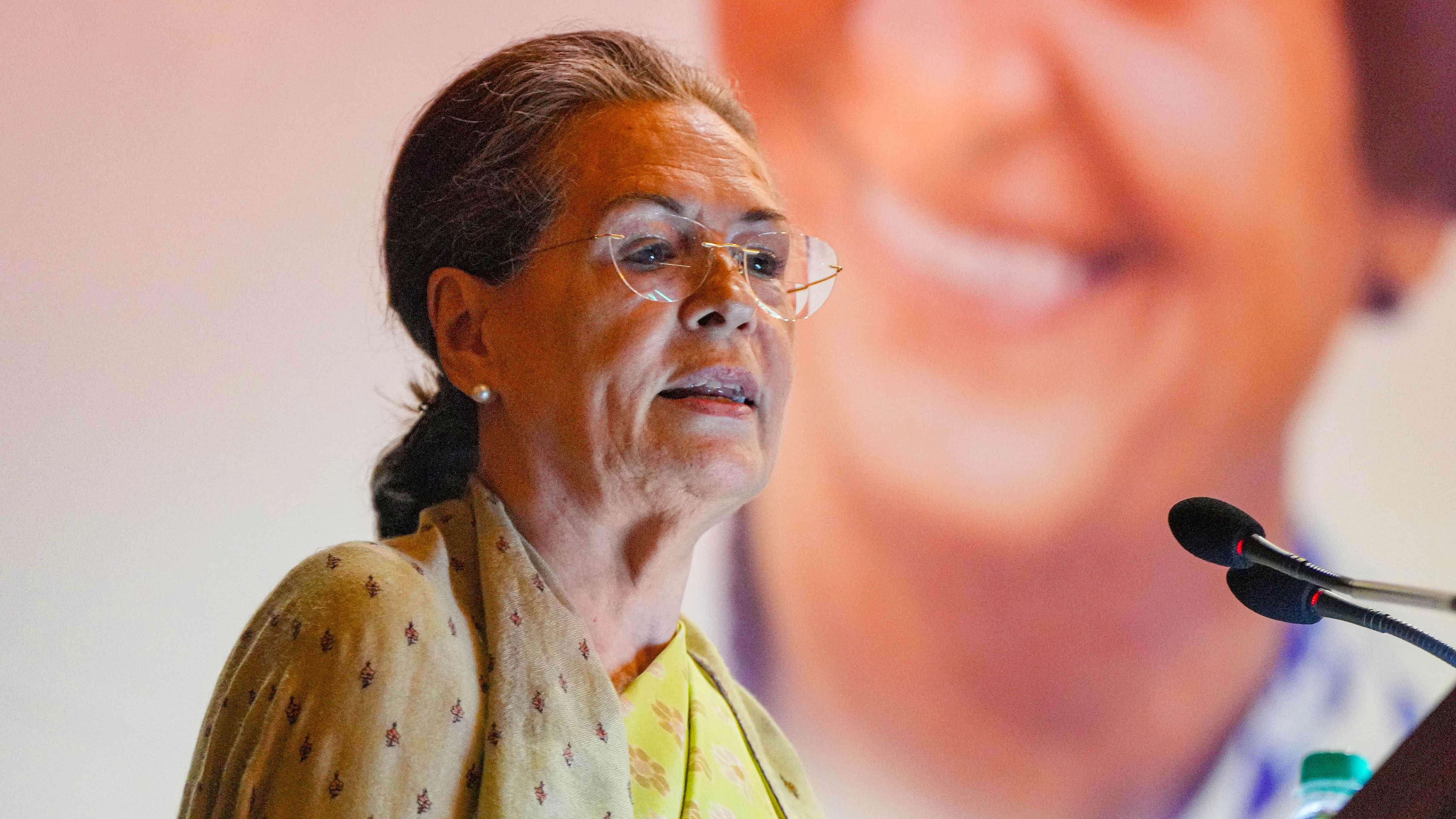 Congress leader Sonia Gandhi. Credit: PTI Photo