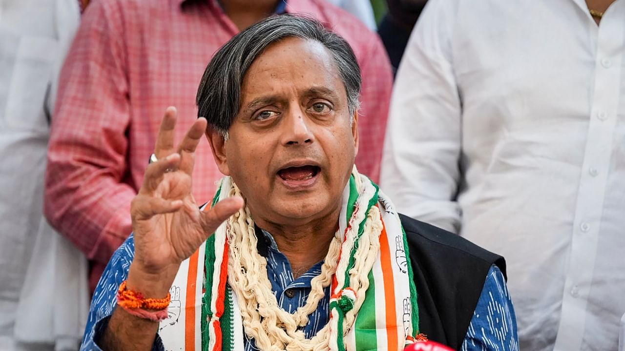 Tharoor was speaking about his latest book 'Ambedkar: A Life'. Credit: PTI File Photo