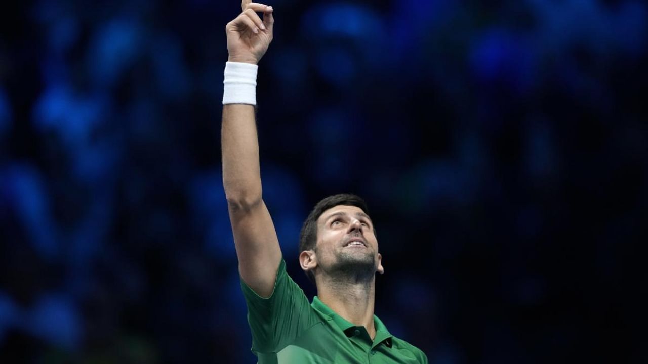 Novak Djokovic. Credit: AP/PTI Photo