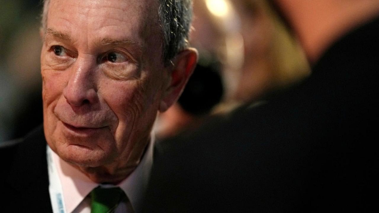 Former mayor of New York Michael Bloomberg. Credit: Reuters File Photo