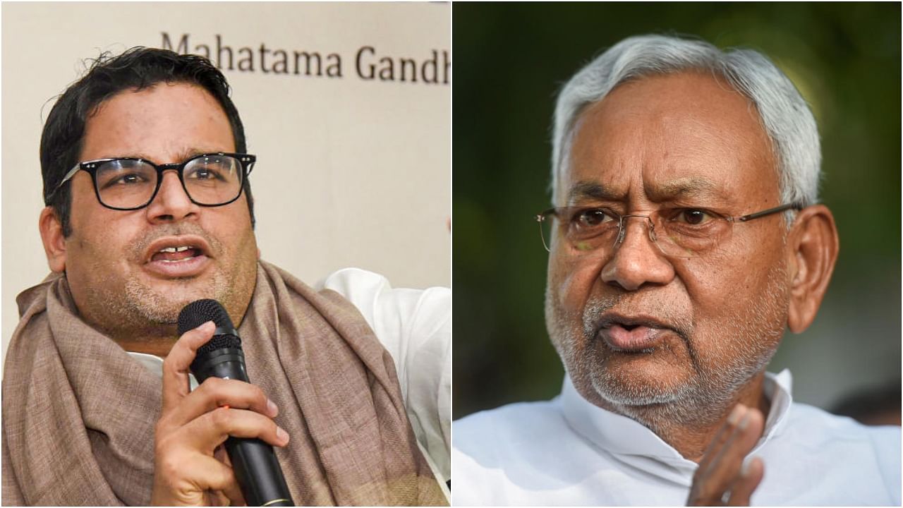 Prashant Kishor (L) and Bihar CM Nitish Kumar. Photo Credit: PTI Photo
