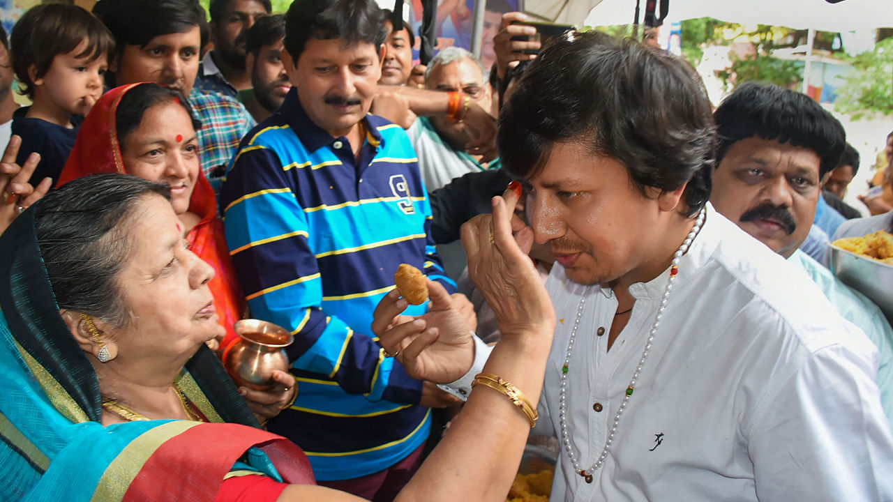 Madhya Pradesh Bharatiya Janata Party MLA Akash Vijayvargiya. Credit: PTI Photo