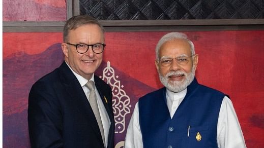 "BREAKING: Our Free Trade Agreement with India has passed through parliament," Australian Prime Minister Anthony Albanese said in a tweet.Credit: Twitter/@narendramodi