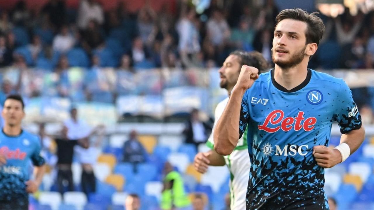 Napoli's Georgian forward Khvicha Kvaratskhelia. Credit: AFP Photo