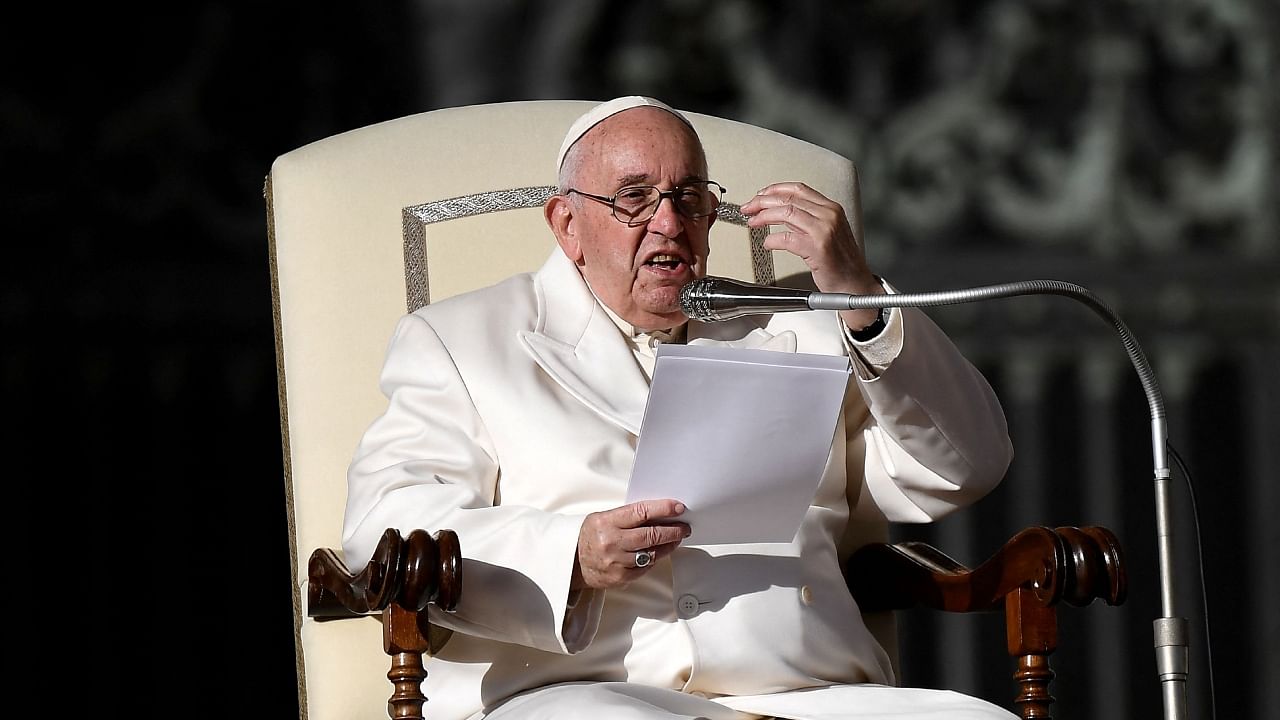 Pope Francis has repeatedly called for peace and an end to the war. Credit: AFP Photo