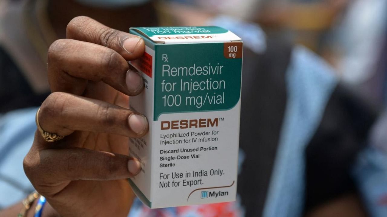 A box of Remdesivir, an antiviral drug used to treat Covid-19. Photo Credit: AFP Photo