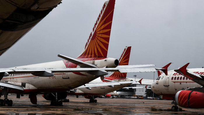 Air India flights. Credit: AFP Photo