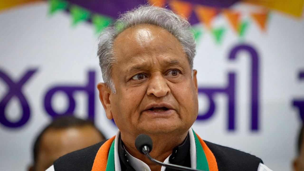 Rajasthan Chief Minister Ashok Gehlot. Credit: PTI File Photo