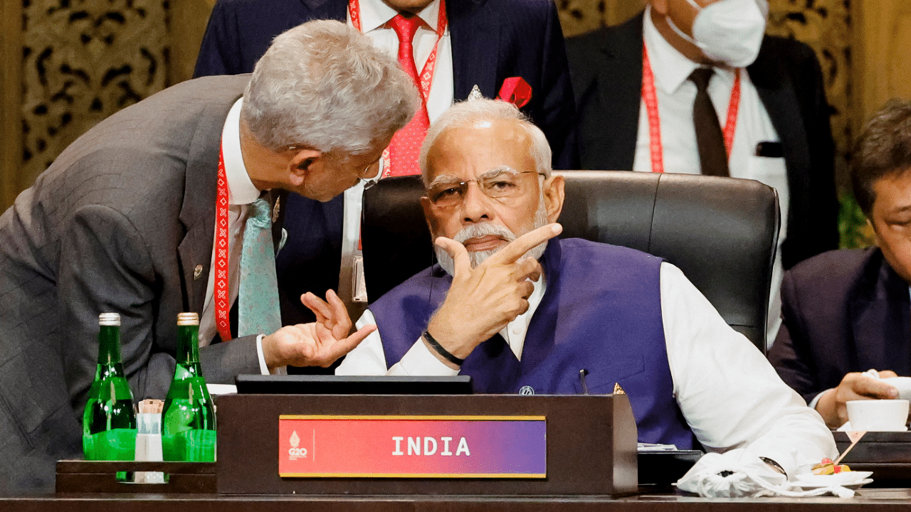 Prime Minister Narendra Modi took over the G-20 presidency from Indonesian President Joko Widodo at the end of the 17th summit of the bloc at Bali. Credit: AFP Photo