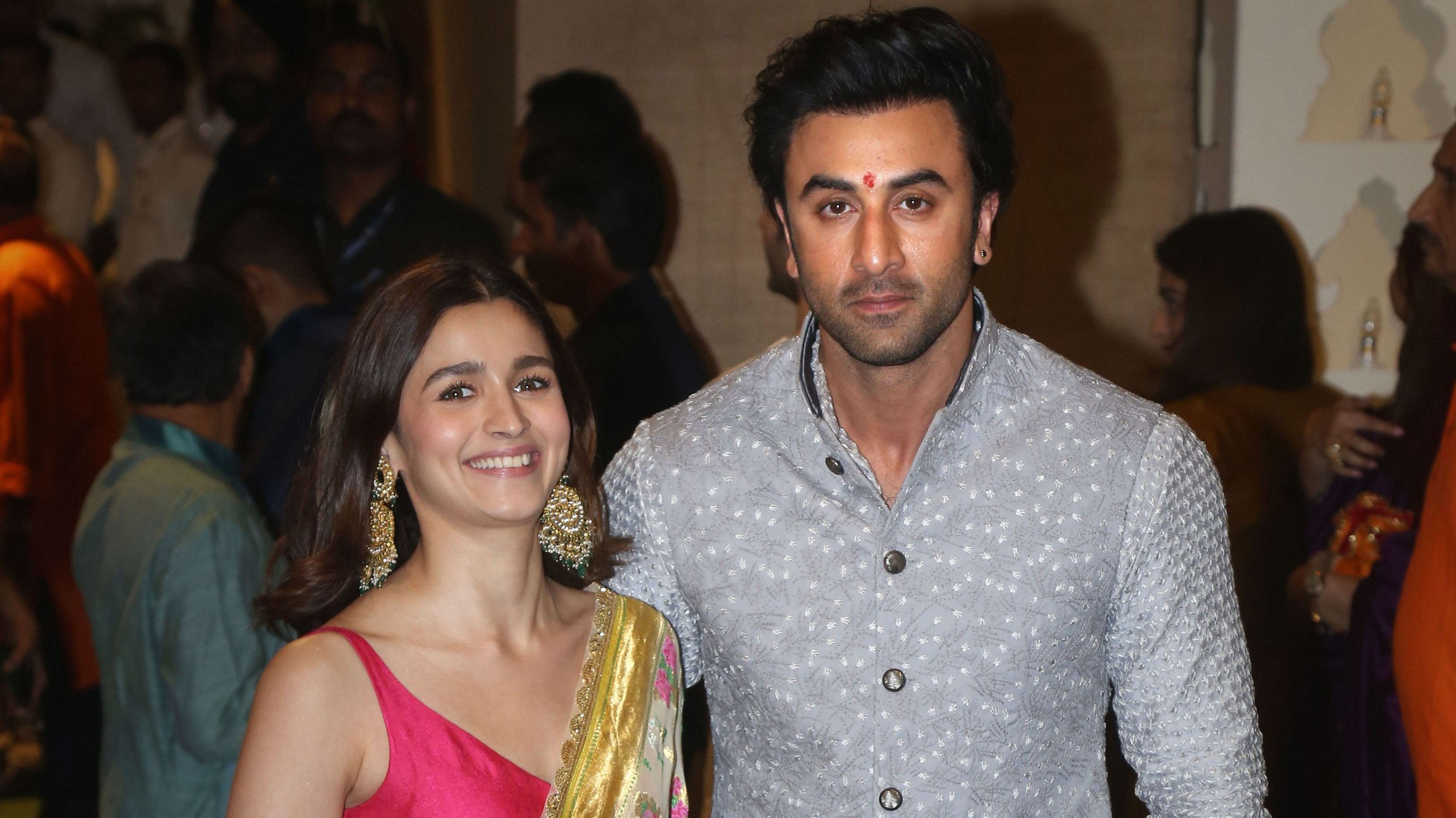 Bollywood actors Ranbir Kapoor and Alia Bhatt. Credit: PTI Photo