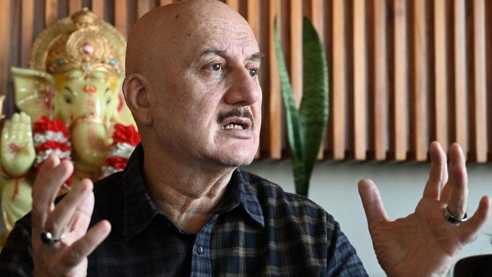 Actor Anupam Kher. Credit: AFP Photo