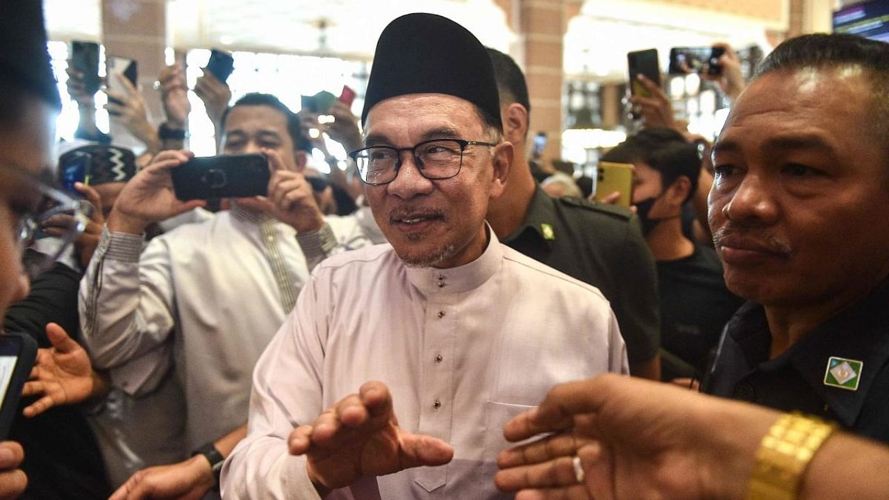 Malaysia's Prime Minister Anwar Ibrahim. Credit: AFP Photo