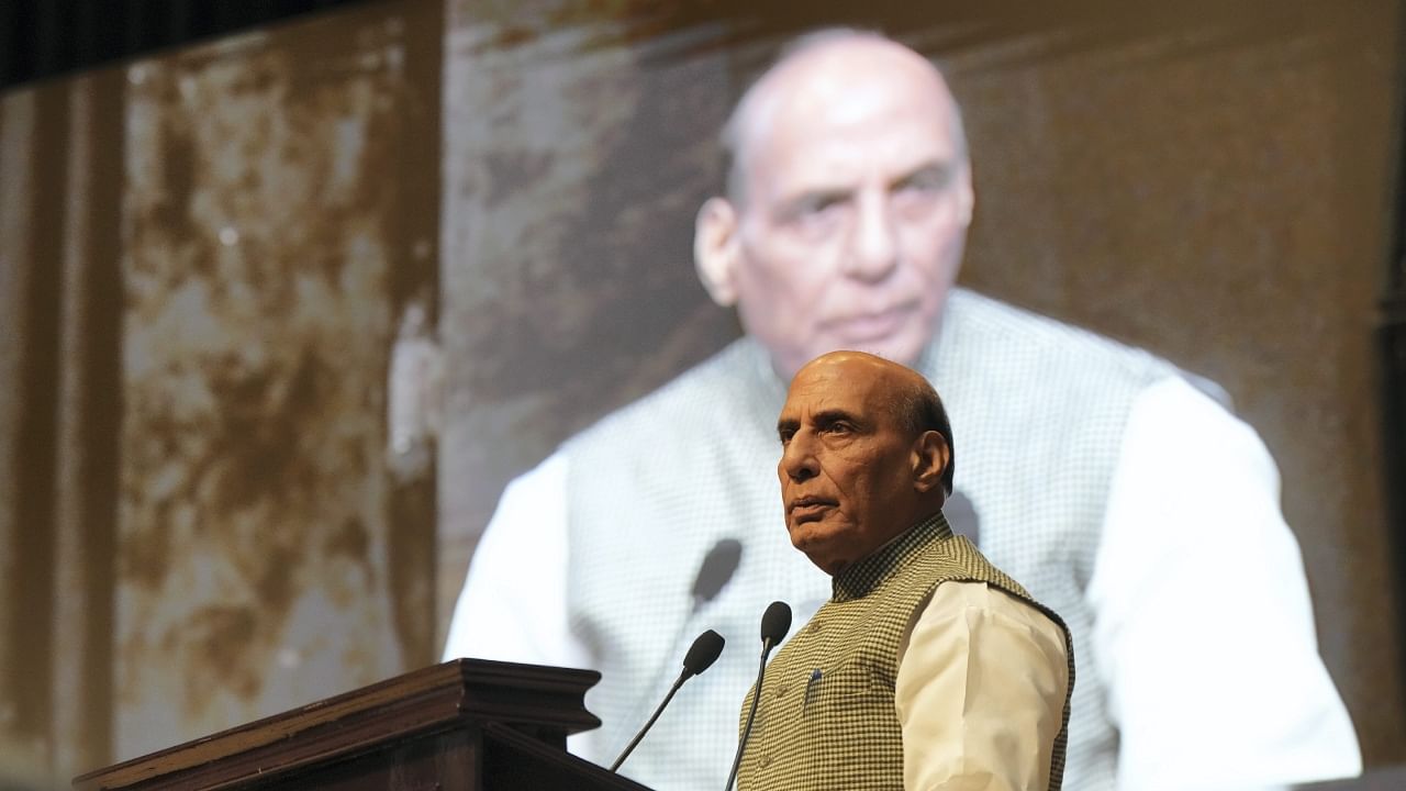Defence Minister Rajnath Singh was speaking at the Indo-Pacific Regional Dialogue (IPRD) 2022. Credit: PTI Photo