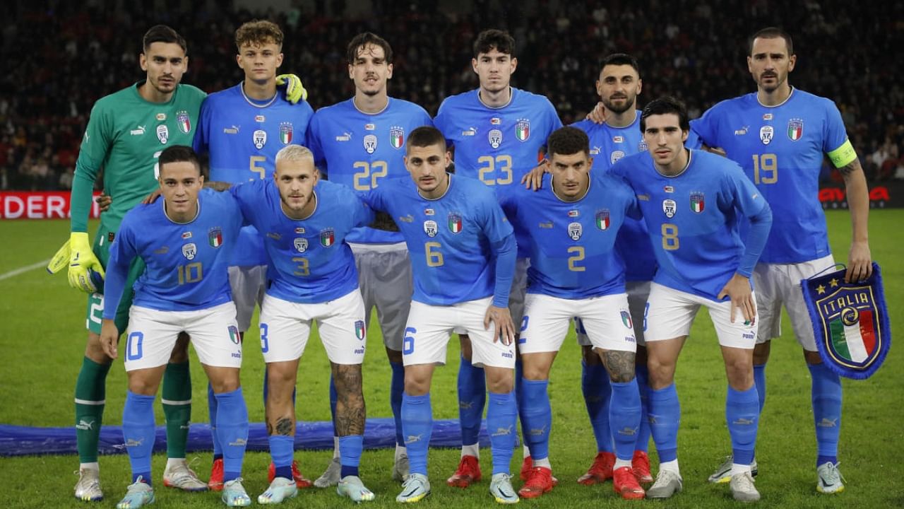 Italy football team. Credit: Reuters File Photo