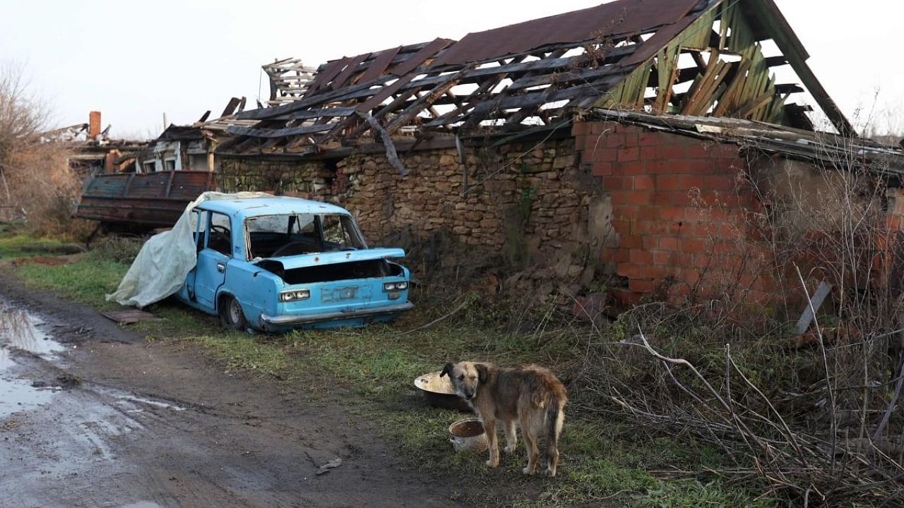 Kamyanka village of Kharkiv region. Credit: AFP Photo
