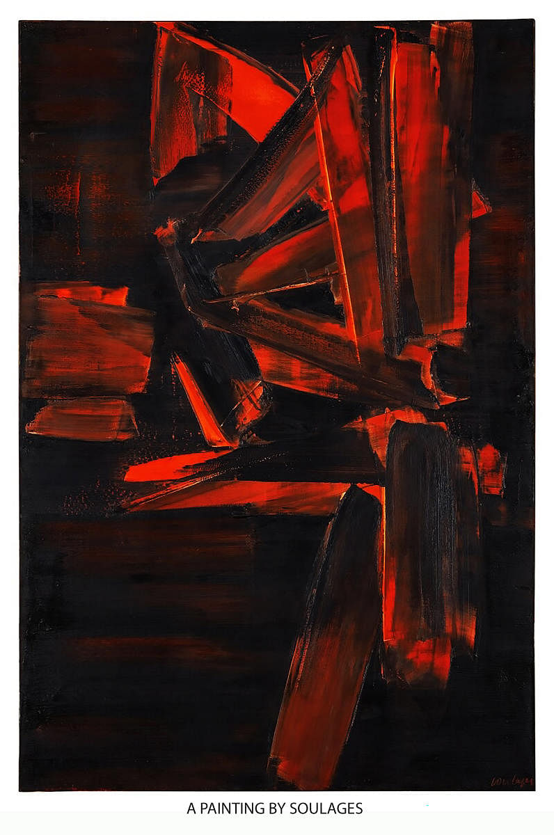 A few works by Soulages 