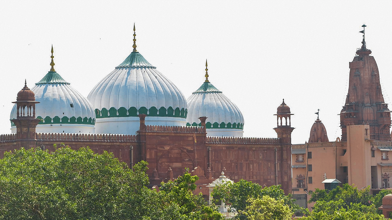 Shahi Idgah mosque in Mathura. Credit: PTI Photo