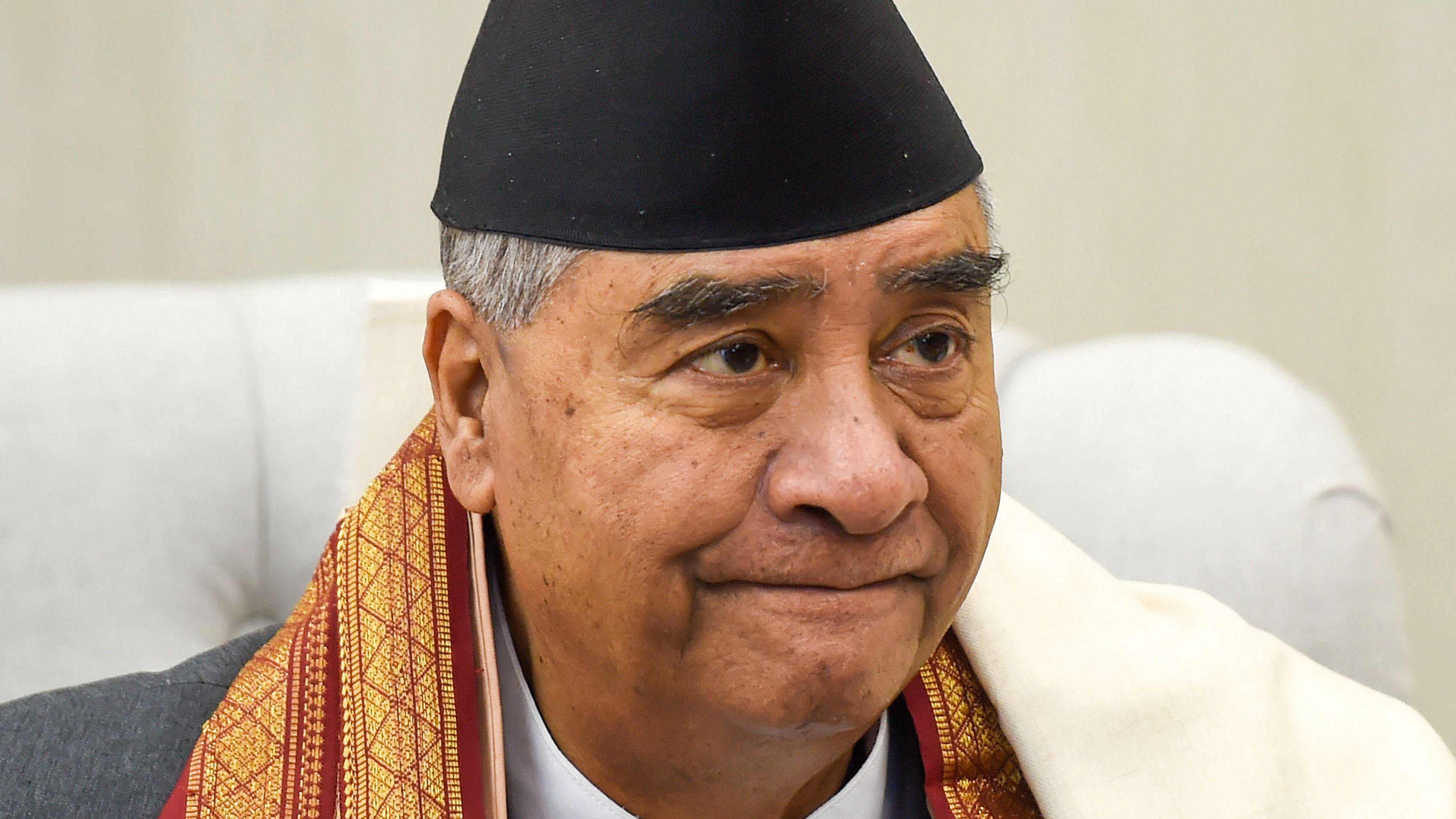 Nepal's Prime Minister Sher Bahadur Deuba. Credit: PTI Photo