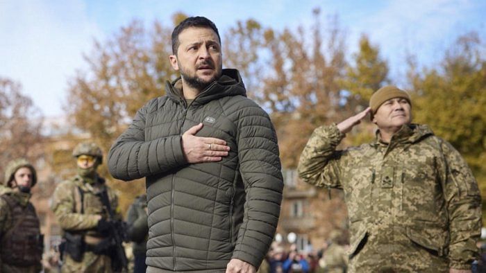 Volodymyr Zelenskyy. Credit: AP/PTI Photo